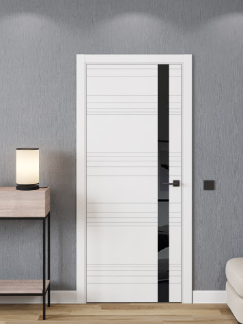 Альмонд — фрезерованные современные двери