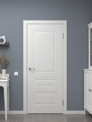 Фрезерованные каркасные двери в эмали