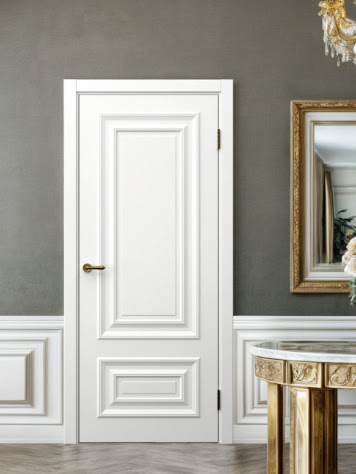 Скандинавия багет — классические двери с багетом