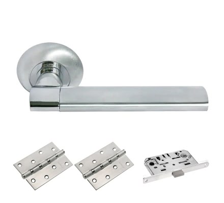 Комплект фурнитуры MH21-MS4BB (ЦАМ, матовый хром – хром)