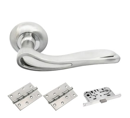 Комплект фурнитуры MH26-MS4BB (ЦАМ, матовый хром – хром)