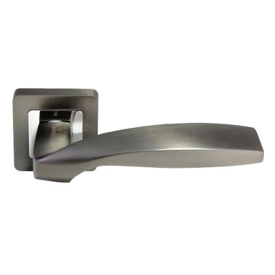 Ручка дверная MH45GR-CP-S55 (ЦАМ, графит – хром)