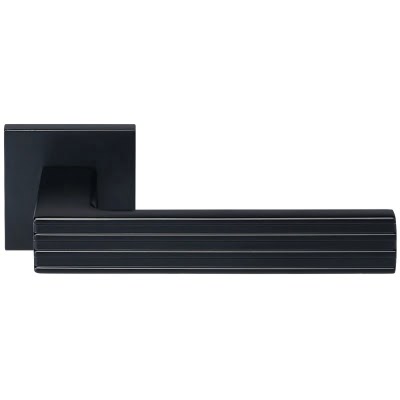 Ручка дверная MH52S6-BL (ЦАМ, черный)