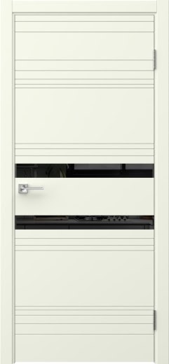 Межкомнатная дверь Альмонд Г эмаль RAL 9010, лакобель черный