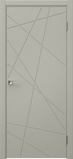 Межкомнатная дверь Графика 1 эмаль RAL 7044