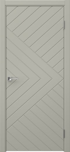 Межкомнатная дверь Графика 4 эмаль RAL 7044