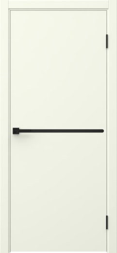 Межкомнатная дверь Нью Стайл 4 эмаль RAL 9010, черный молдинг