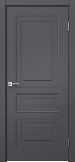 Межкомнатная дверь Оба 3 эмаль графит