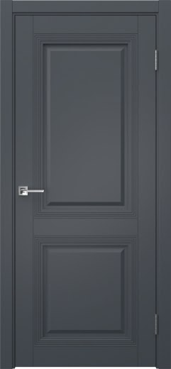 Межкомнатная дверь София 2 багет 1 экошпон антрацит