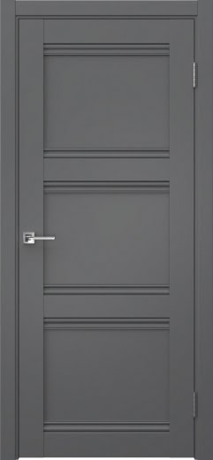 Межкомнатная дверь София 3 экошпон антрацит