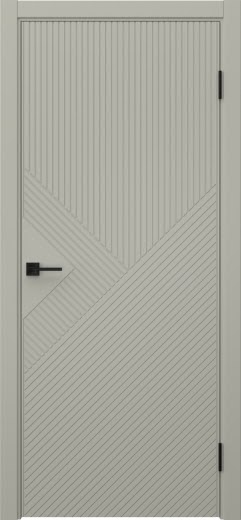 Межкомнатная дверь Соло 11 эмаль RAL 7044