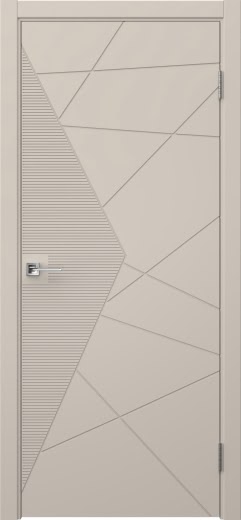 Межкомнатная дверь Соло 3 эмаль мокко