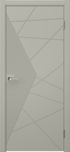 Межкомнатная дверь Соло 3 эмаль RAL 7044