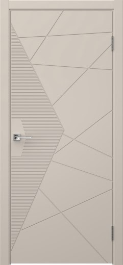 Межкомнатная дверь Соло 7 эмаль мокко