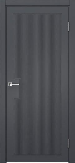 Межкомнатная дверь Вектор 1 эмаль графит