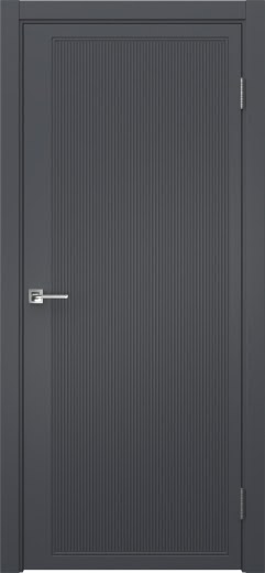 Межкомнатная дверь Вектор 10 эмаль графит