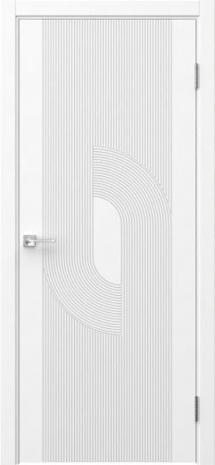 Межкомнатная дверь Вектор 2 эмаль белая