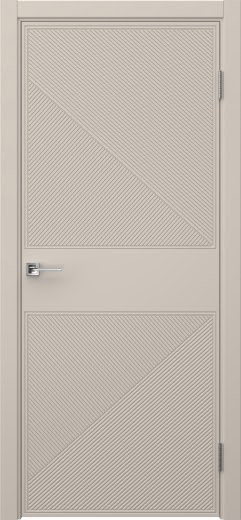 Межкомнатная дверь Вектор 6 эмаль мокко