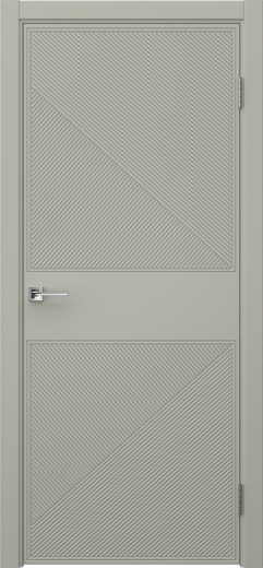 Межкомнатная дверь Вектор 6 эмаль RAL 7044