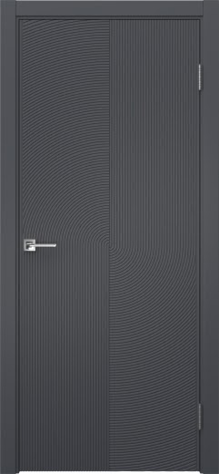 Межкомнатная дверь Вектор 7 эмаль графит