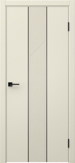 Межкомнатная дверь Вектор 8 эмаль RAL 9001