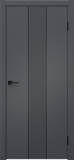Межкомнатная дверь Вектор 9 эмаль графит
