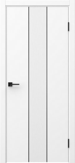 Межкомнатная дверь Вектор 9 эмаль белая