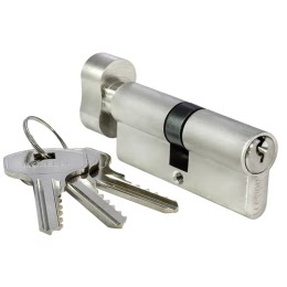Механизм цилиндровый 70CKSN (с перфо-ключом, матовый никель)