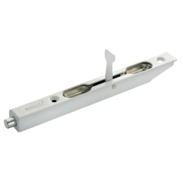 Фурнитура для дверей. L160W (Шпингалет торцевой, белый)