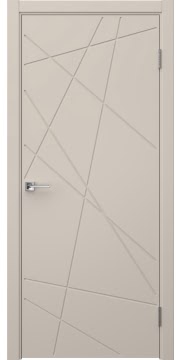 Межкомнатная дверь Графика 1 эмаль мокко — 1559