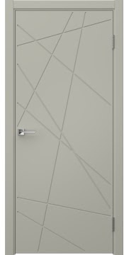 Межкомнатная дверь Графика 1 эмаль RAL 7044 — 1557