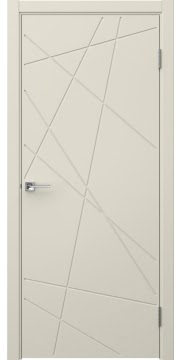 Межкомнатная дверь Графика 1 эмаль RAL 9001 — 0068