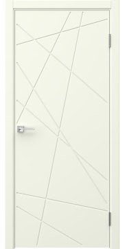 Межкомнатная дверь Графика 1 эмаль RAL 9010 — 1558