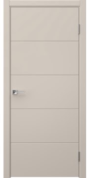 Межкомнатная дверь Графика 3 эмаль мокко — 1565