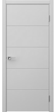 Межкомнатная дверь, Графика 3 (эмаль RAL 7047)