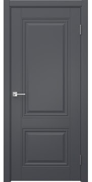 Межкомнатная дверь Карат 2 эмаль графит — 1626