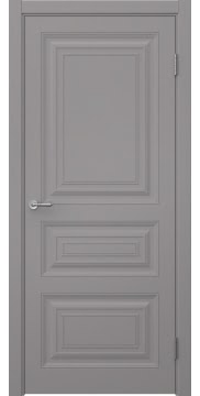 Готовый комплект межкомнатной двери, Ларго 3 (эмаль RAL 7036)