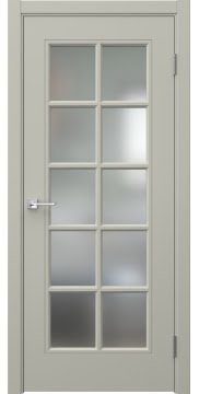 Дверь, Мриба 10 (RAL 7044, со стеклом)