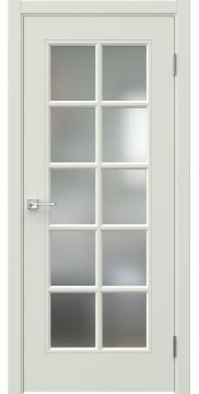 Межкомнатная дверь, Мриба 10 (RAL 9010, со стеклом)