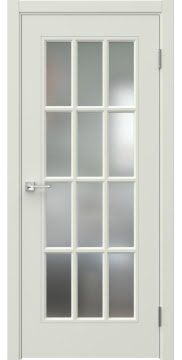 Межкомнатная дверь, Мриба 12 (RAL 9010, остекленная)