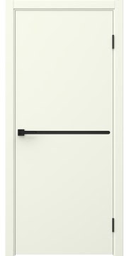 Межкомнатная дверь Нью Стайл 4 эмаль RAL 9010, черный молдинг — 1598