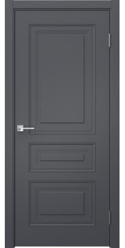 Межкомнатная дверь Оба 3 эмаль графит — 1668