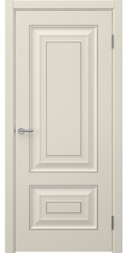 Дверь, Скандинавия 6 (эмаль RAL 9001 патина серебро)
