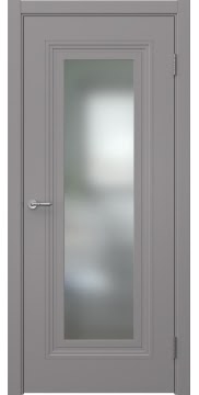 Дверь, Скандинавия 8 (эмаль RAL 7036, со стеклом)