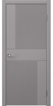 Межкомнатная дверь Соло 1V эмаль RAL 7036 — 0808