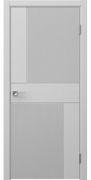 Межкомнатная дверь Соло 1V эмаль RAL 7047 — 0811