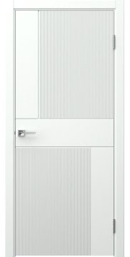 Дверь в сборе коробкой, Соло 1V (эмаль белая)