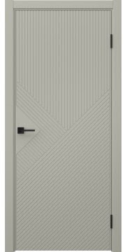 Межкомнатная дверь Соло 11 эмаль RAL 7044 — 1292