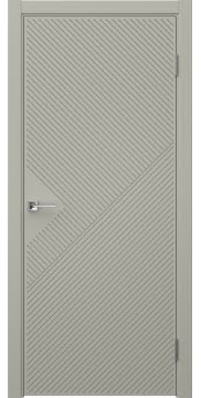 Межкомнатная дверь Соло 12 эмаль RAL 7044 — 1104