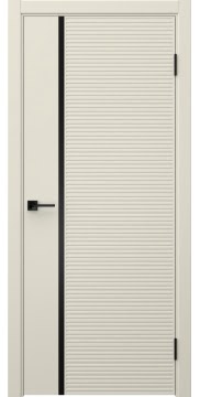 Межкомнатная дверь, Соло 18 (эмаль RAL 9001)